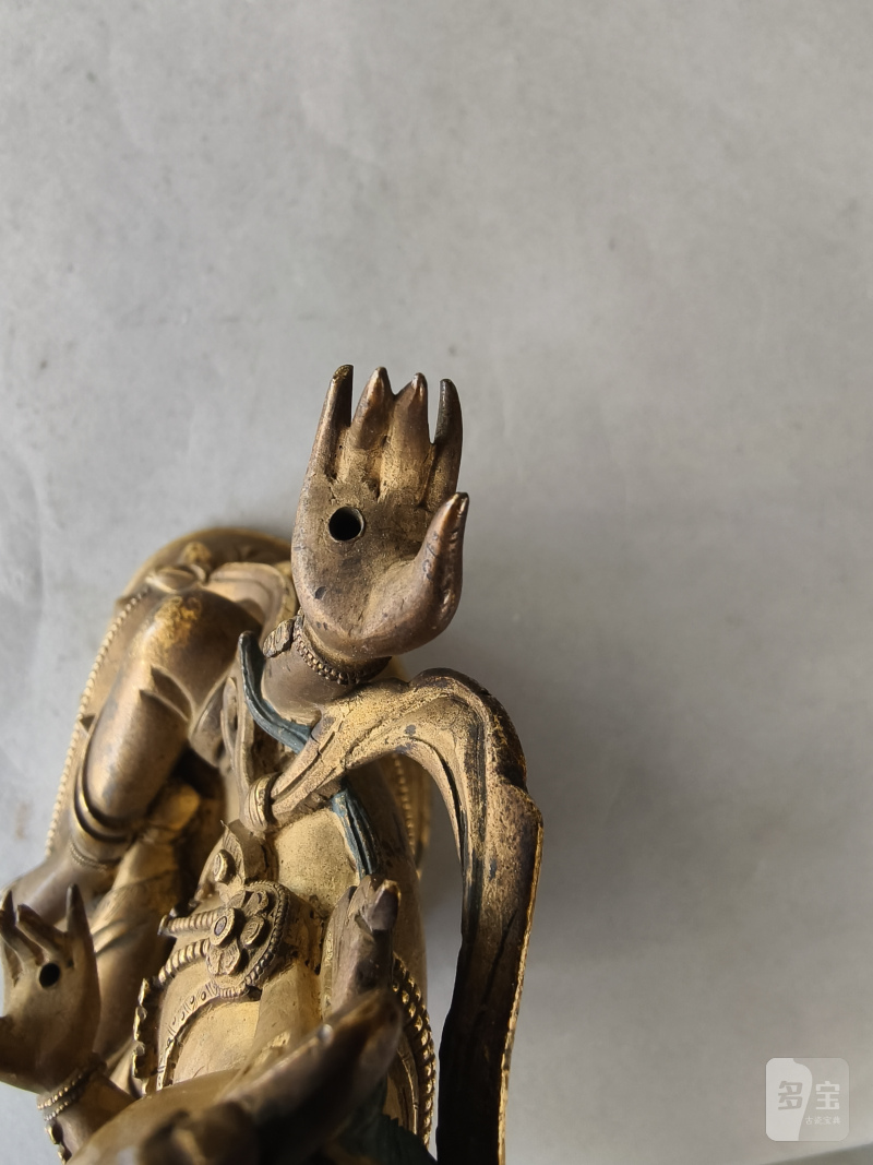 A gilt-bronze figure of a Bodhisattva - 图21